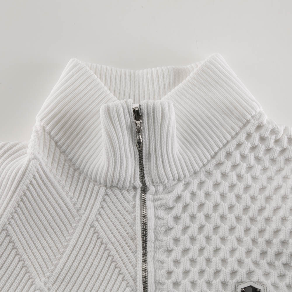 ヴィオラ VIOLA メンズアウター ケーブルMIX フルZIP UP Y52137-2-1【FITHOUSE ONLINE SHOP】