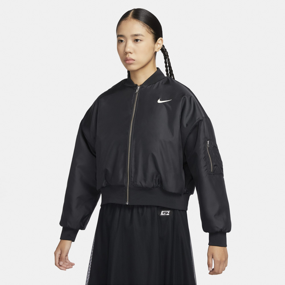 ナイキ NIKE レディースアウター リバーシブル フェイクファー ボンバージャケット FB8693【FITHOUSE ONLINE SHOP】