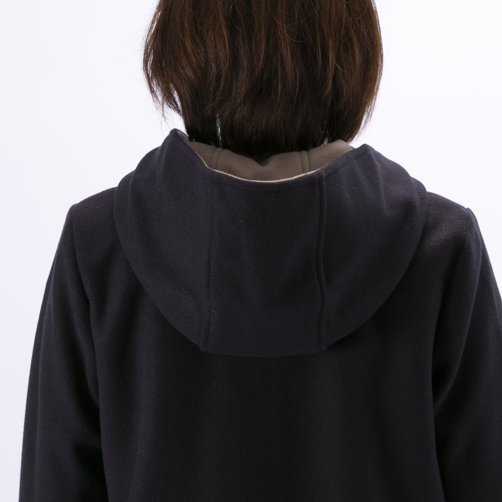 ノアジェ NOA-GE レディースアウター ウール調フェルト配色ジャケット 121-5616-1256/78【FITHOUSE ONLINE SHOP】