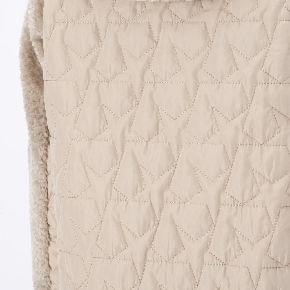 ノアジェ NOA-GE レディースアウター ボア×星柄切替キルトジャケット 121-5607-2441/05【FITHOUSE ONLINE SHOP】