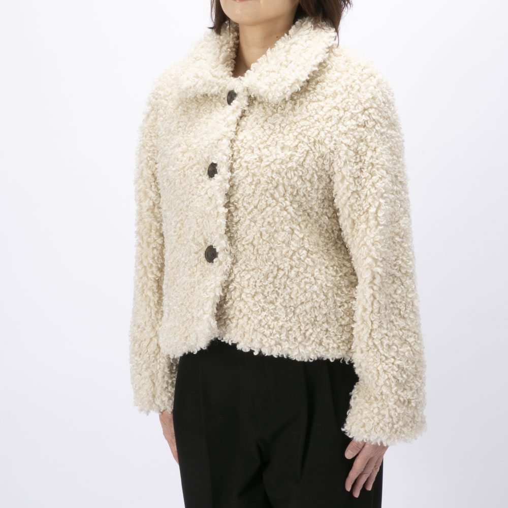 ノアジェ NOA-GE レディースアウター プードルボアジャケット 121-5599-1297/02【FITHOUSE ONLINE SHOP】