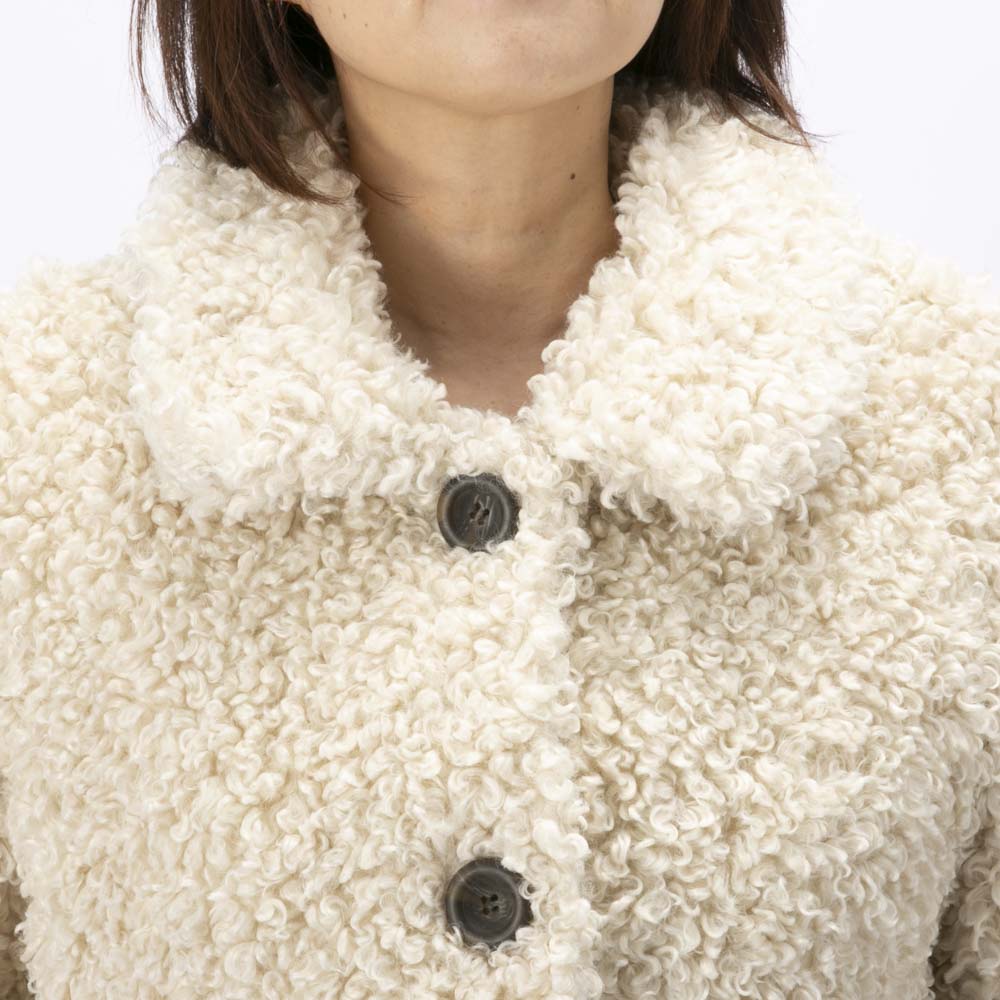 ノアジェ NOA-GE レディースアウター プードルボアジャケット 121-5599-1297/02【FITHOUSE ONLINE SHOP】