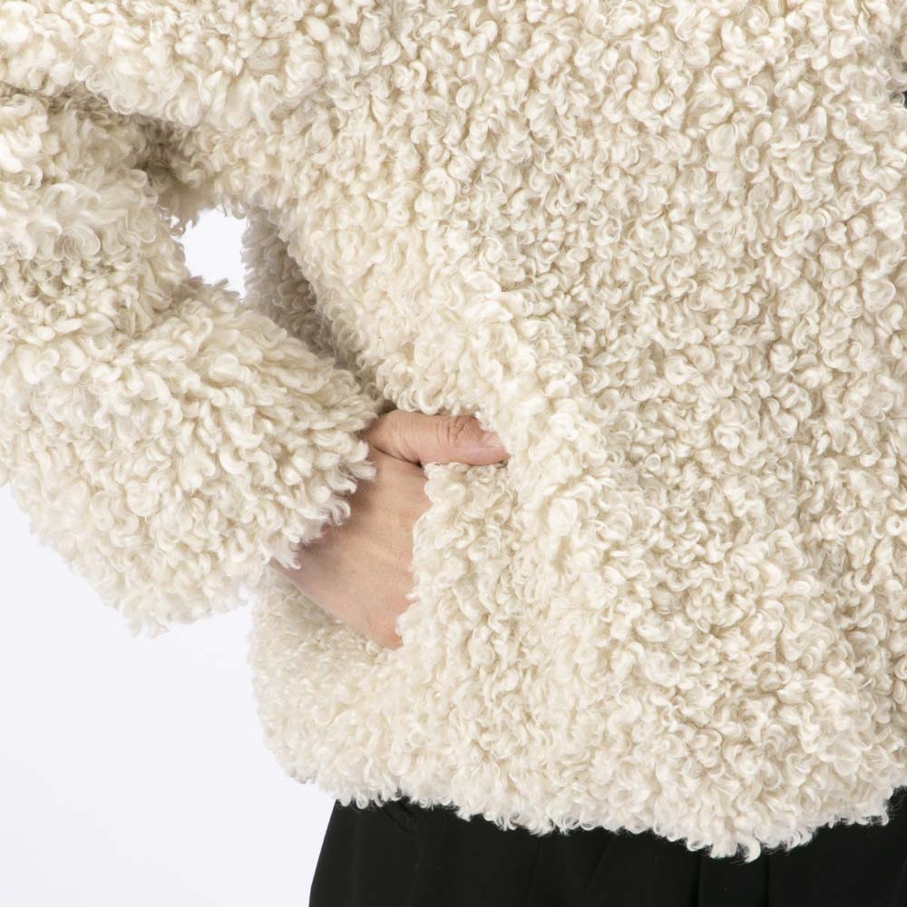 ノアジェ NOA-GE レディースアウター プードルボアジャケット 121-5599-1297/02【FITHOUSE ONLINE SHOP】