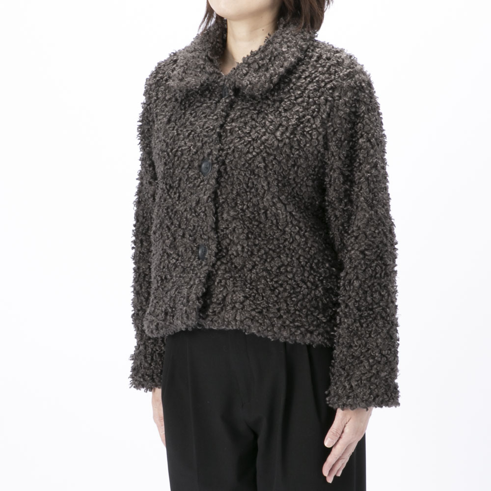 ノアジェ NOA-GE レディースアウター プードルボアジャケット 121-5599-1297/77【FITHOUSE ONLINE SHOP】