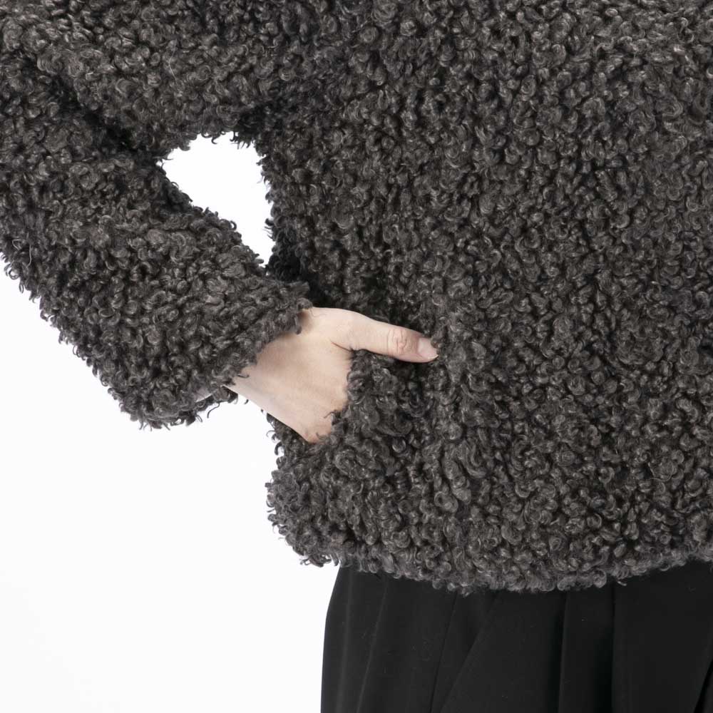 ノアジェ NOA-GE レディースアウター プードルボアジャケット 121-5599-1297/77【FITHOUSE ONLINE SHOP】