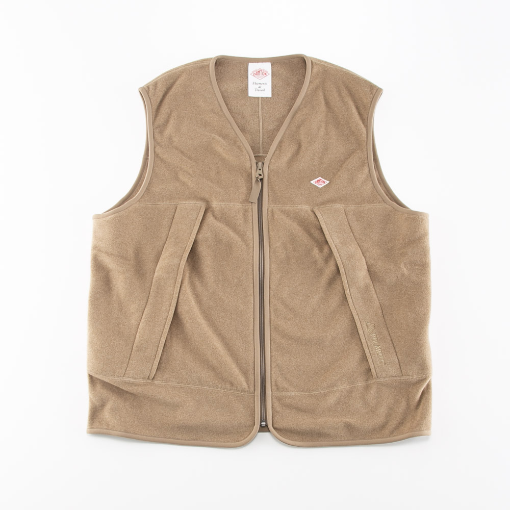 ダントン DANTON メンズトップス POLARTEC FLEECE ZIP VEST DT-A0363【FITHOUSE ONLINE SHOP】