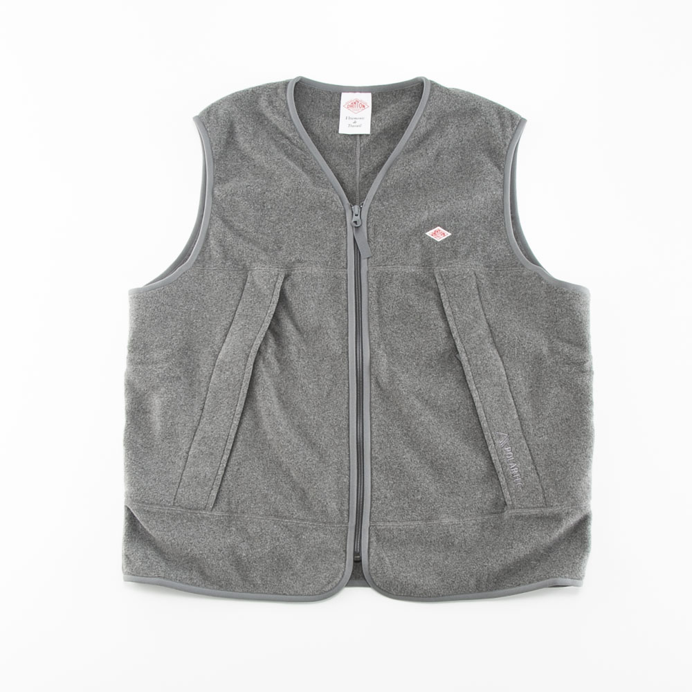 ダントン DANTON メンズトップス POLARTEC FLEECE ZIP VEST DT-A0363【FITHOUSE ONLINE SHOP】