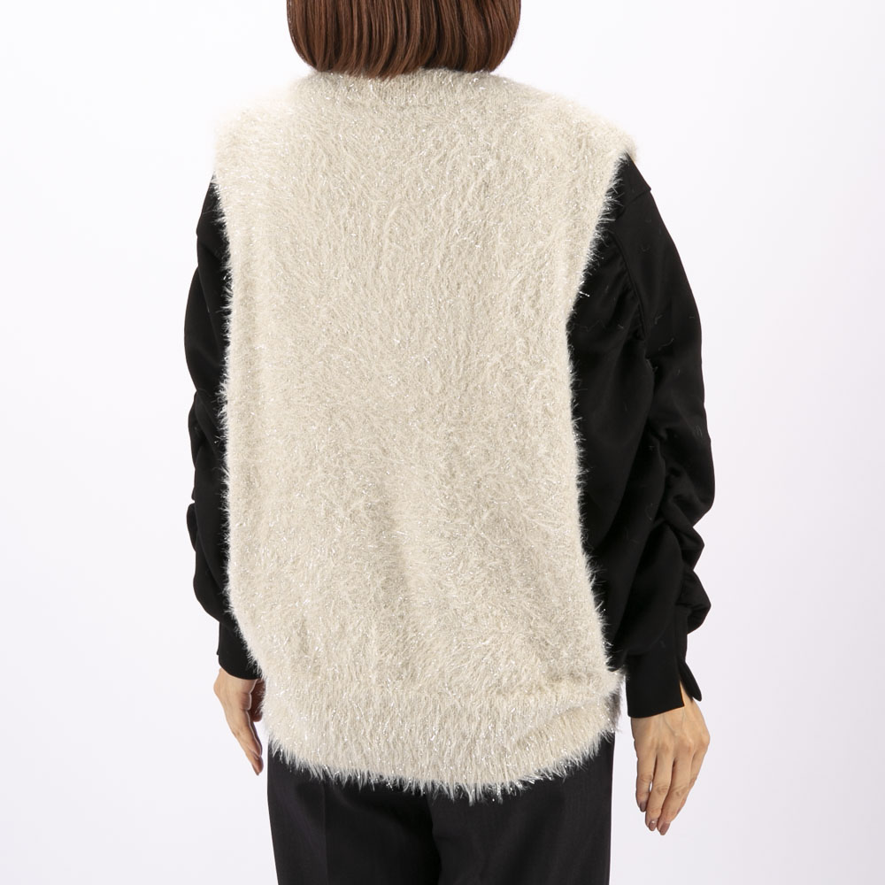 バントロア vingtrois レディーストップス ソフトラメシャギーベスト 986-12001 【FITHOUSE ONLINE SHOP】