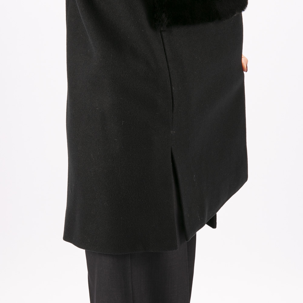 ノアジェ NOA-GE レディーストップス ウールライクフェルト×エコファーベスト 121-4616-3762【FITHOUSE ONLINE SHOP】