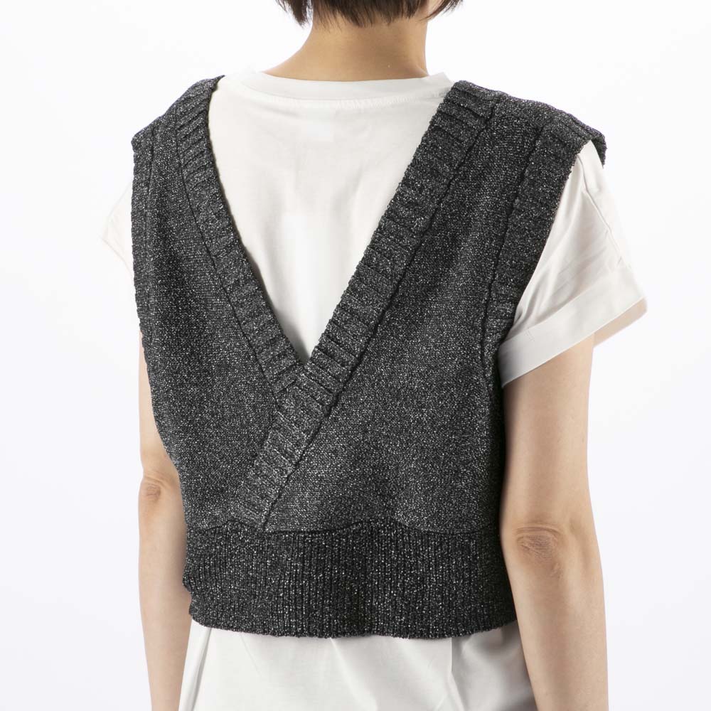 バントロア vingtrois グリッターニットベスチェ 986-13110【FITHOUSE ONLINE SHOP】