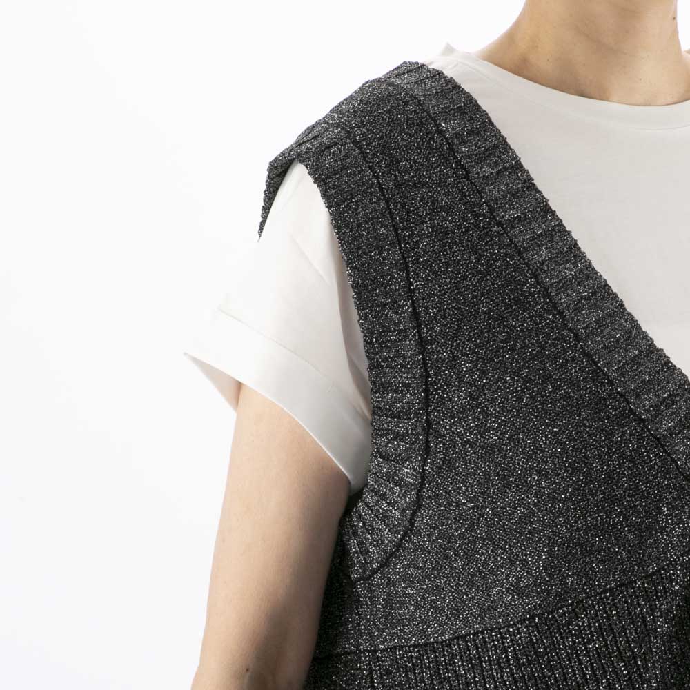 バントロア vingtrois グリッターニットベスチェ 986-13110【FITHOUSE ONLINE SHOP】