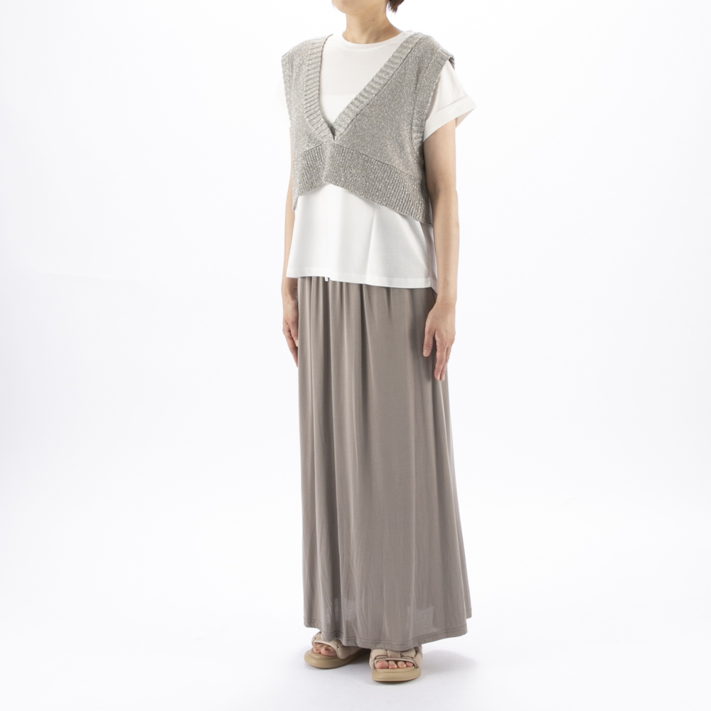 バントロア vingtrois グリッターニットベスチェ 986-13110【FITHOUSE ONLINE SHOP】