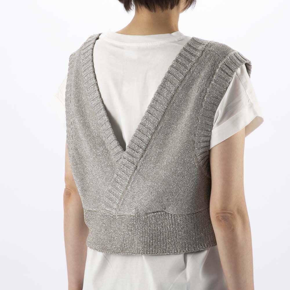 バントロア vingtrois グリッターニットベスチェ 986-13110【FITHOUSE ONLINE SHOP】
