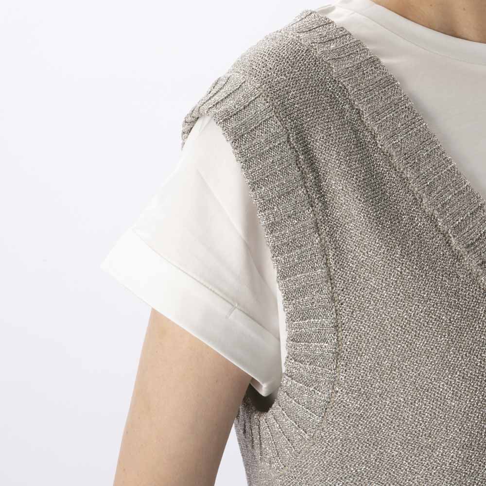 バントロア vingtrois グリッターニットベスチェ 986-13110【FITHOUSE ONLINE SHOP】