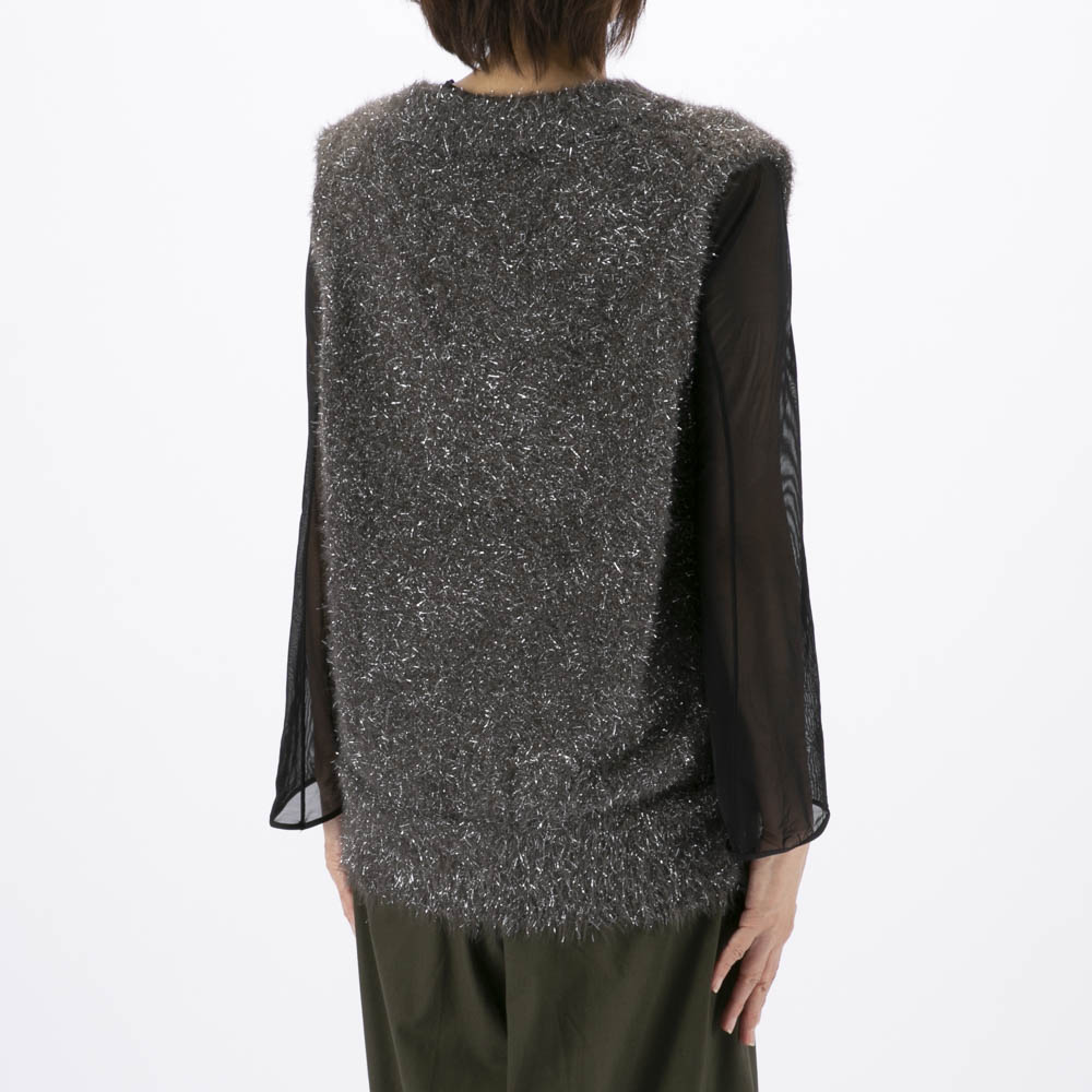 バントロア vingtrois ソフトラメシャギーベスト 986-14004【FITHOUSE ONLINE SHOP】