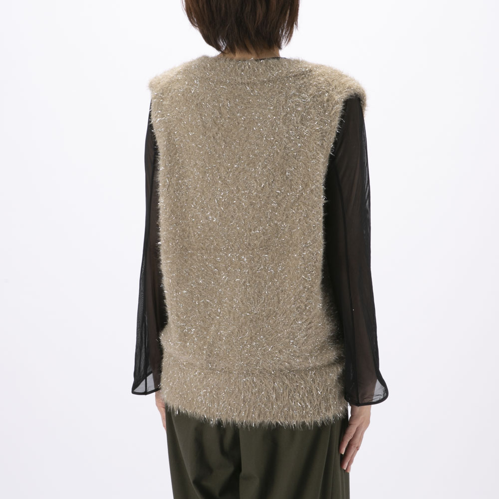 バントロア vingtrois ソフトラメシャギーベスト 986-14004【FITHOUSE ONLINE SHOP】