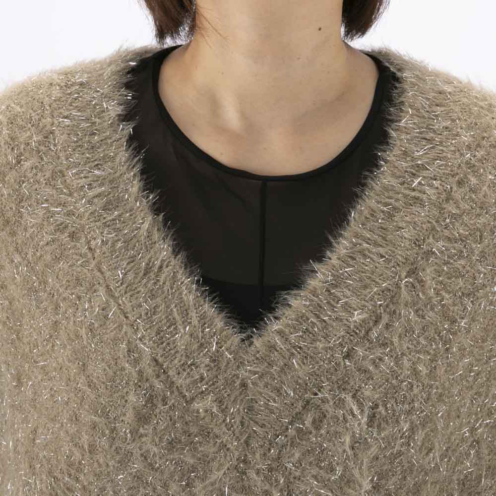 バントロア vingtrois ソフトラメシャギーベスト 986-14004【FITHOUSE ONLINE SHOP】
