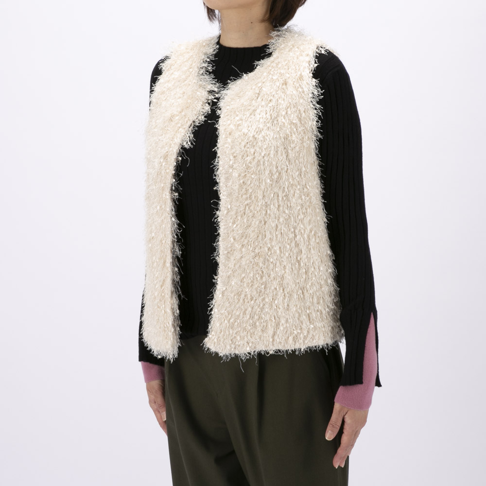 バントロア vingtrois ファンシーヤーンベスト 293-34213【FITHOUSE ONLINE SHOP】