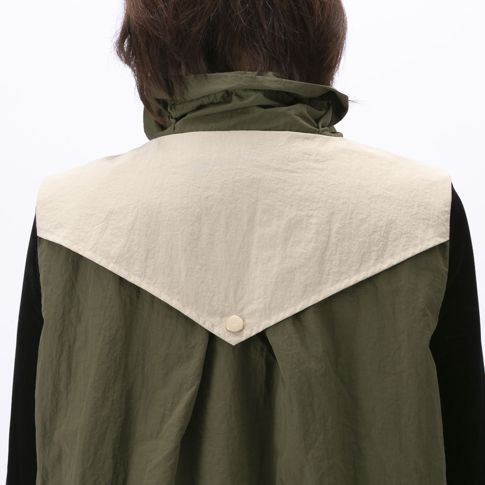 バントロア vingtrois ボリュームネック配色デザインベスト 922-34212【FITHOUSE ONLINE SHOP】