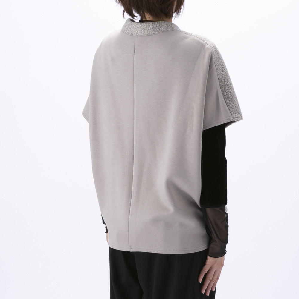 ノアジェ NOA-GE レディーストップス ボア使いベスト 127-5501-9564/04【FITHOUSE ONLINE SHOP】
