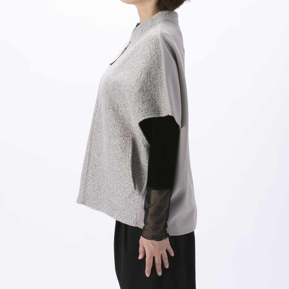 ノアジェ NOA-GE レディーストップス ボア使いベスト 127-5501-9564/04【FITHOUSE ONLINE SHOP】