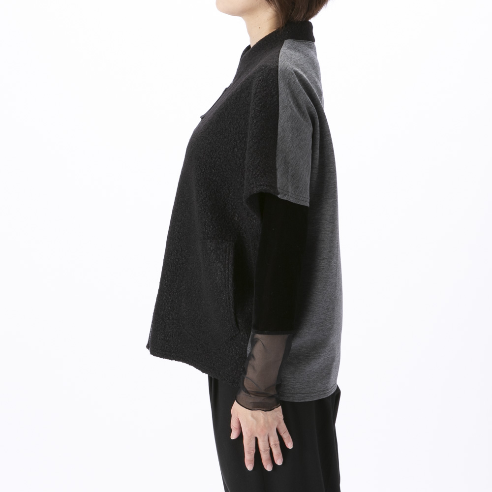 ノアジェ NOA-GE レディーストップス ボア使いベスト 127-5501-9564/79【FITHOUSE ONLINE SHOP】