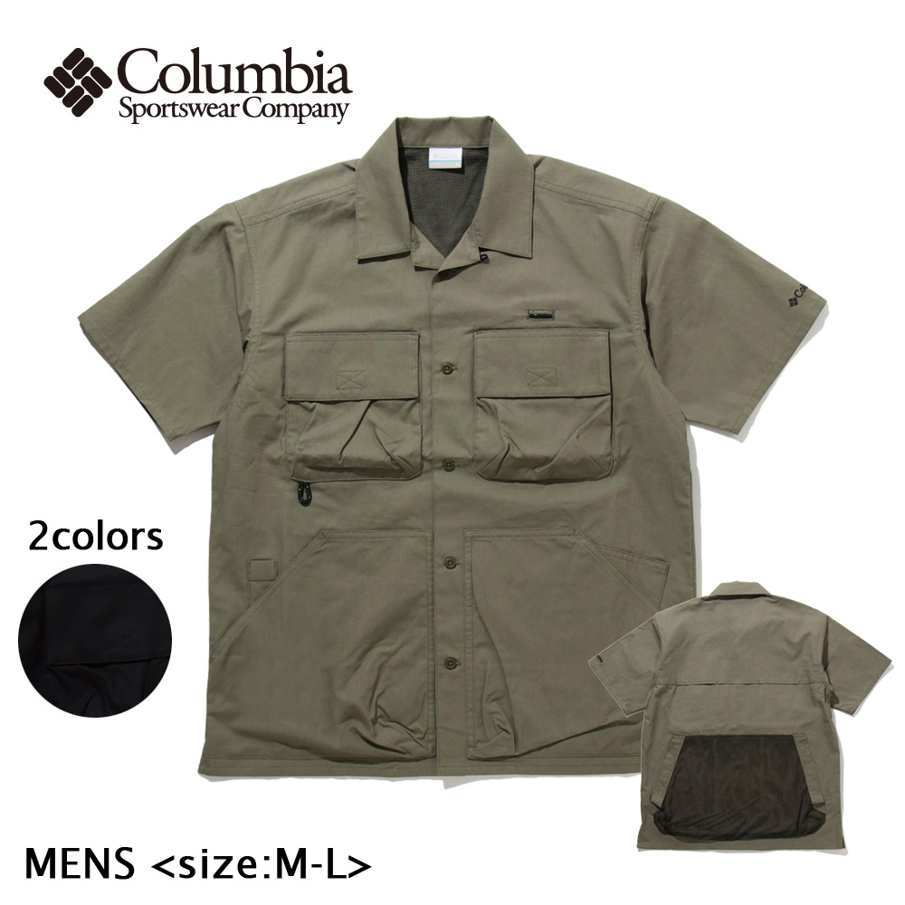 コロンビア Columbia メンズトップス ツキャノンアイルショートスリーブシャツ PM0781【FITHOUSE ONLINE SHOP】