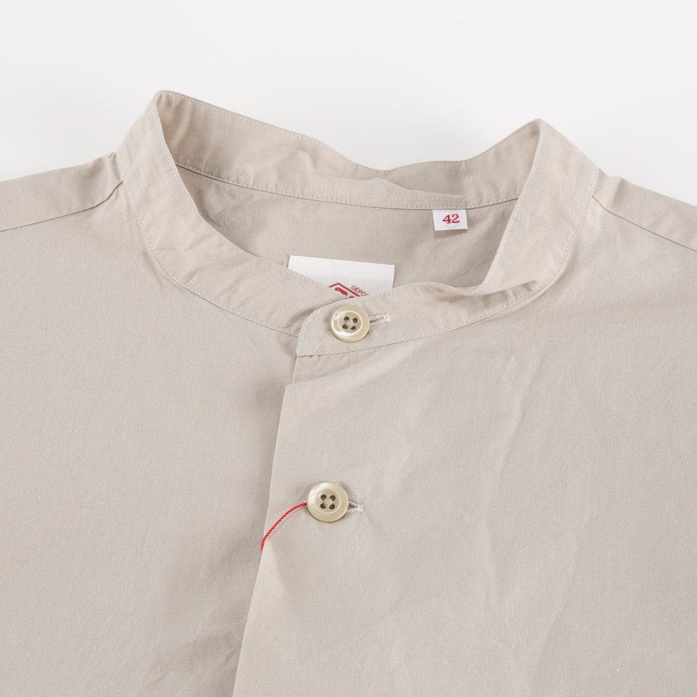 ダントン DANTON メンズトップス COTTON LINEN BAND COLLAR SHIRT S/S JD-3788 SCL【FITHOUSE ONLINE SHOP】