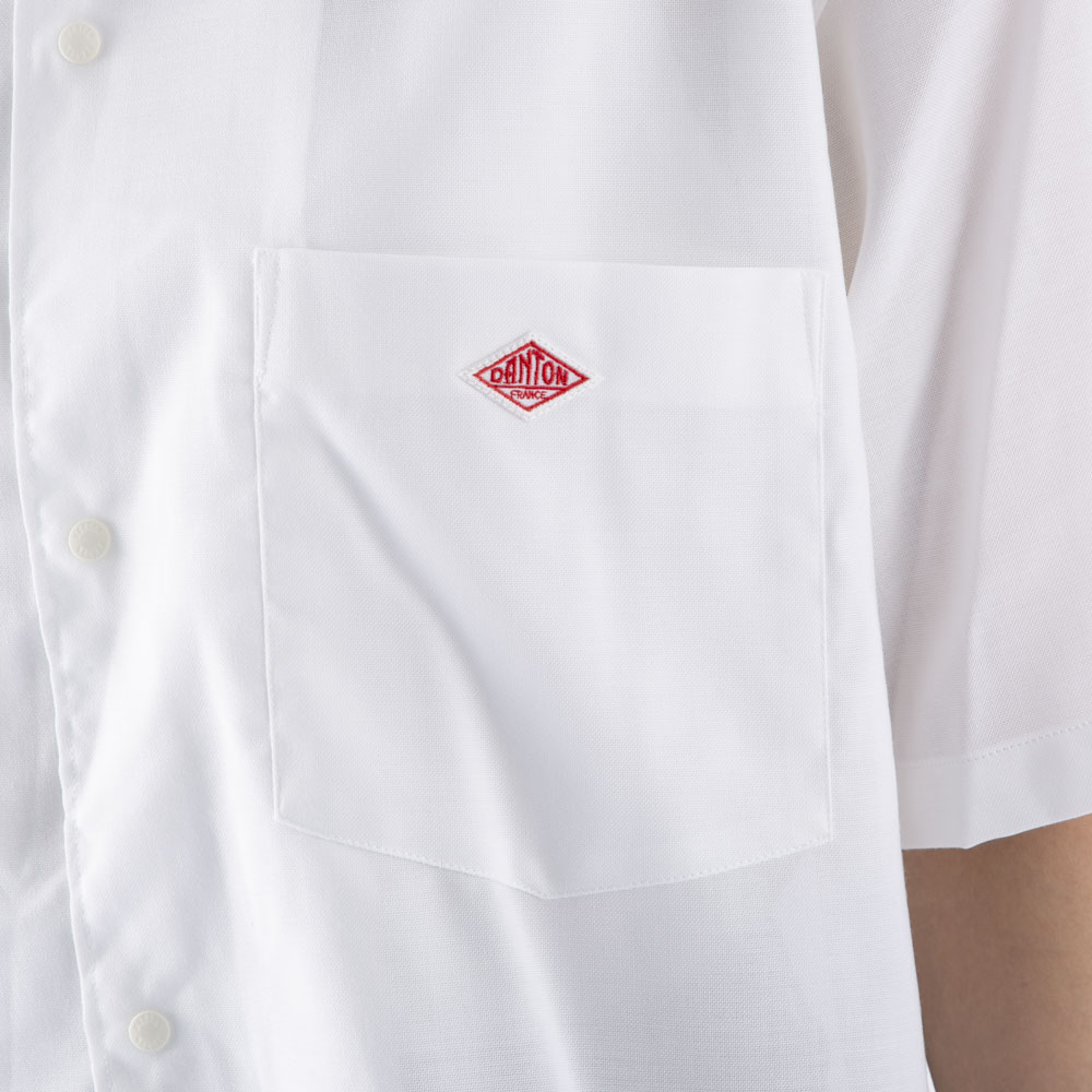 ダントン DANTON レディーストップス DOT BUTTON B.D. SHORT SHIRT DT-B0336 POD【FITHOUSE ONLINE SHOP】