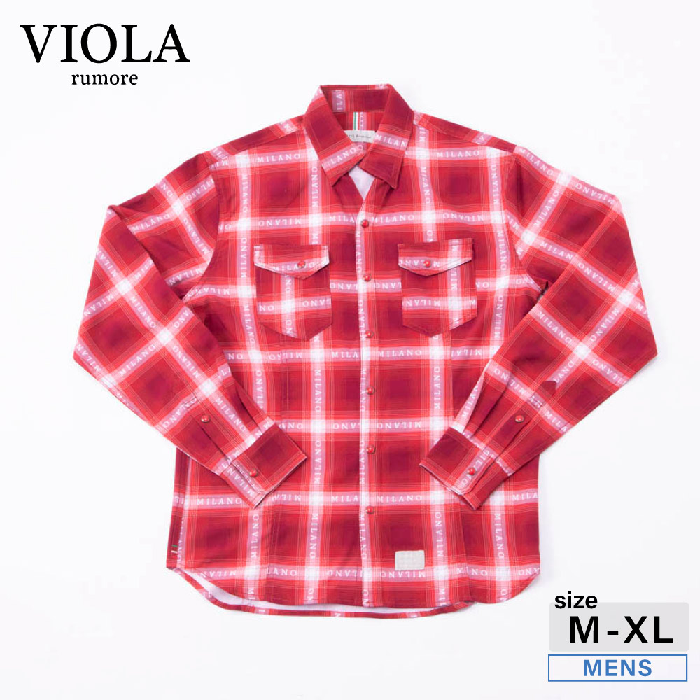 ヴィオラ VIOLA メンズトップス 総柄P.T B/Dシャツ Y42112【FITHOUSE ONLINE SHOP】