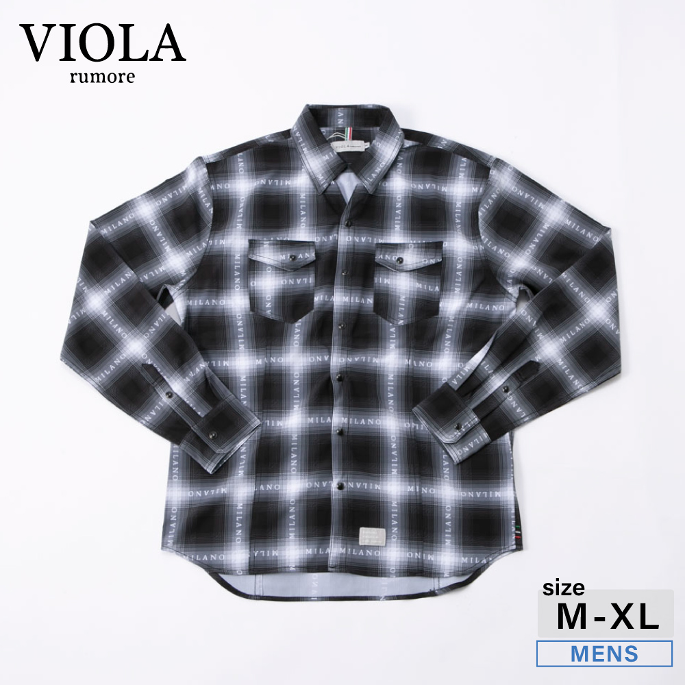 ヴィオラ VIOLA メンズトップス 総柄 P.T B/Dシャツ Y42112-3-3【FITHOUSE ONLINE SHOP】