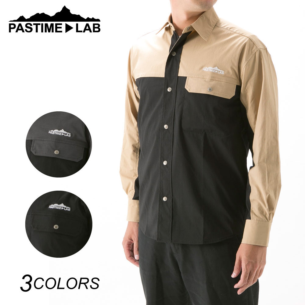 パスタイムラボ PASTIME▶LAB トップス 肩切替えストレッチシャツ PTL-1-0018【FITHOUSE ONLINE SHOP】