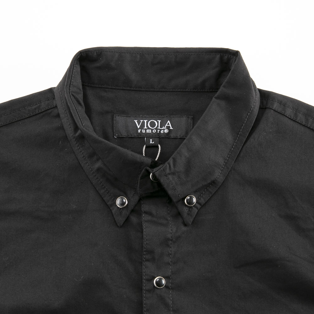ヴィオラ VIOLA メンズトップス ラインストーンプリント入り長袖シャツ Y42300【FITHOUSE ONLINE SHOP】