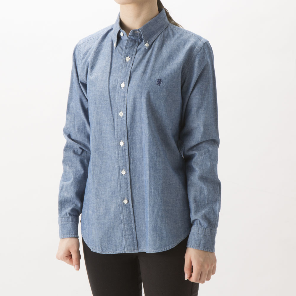 ジムフレックス Gymphlex レディーストップス シャンブレーシャツ J 0872 Fithouse Online Shop フィットハウス公式オンラインショップ Fit House Online Shop