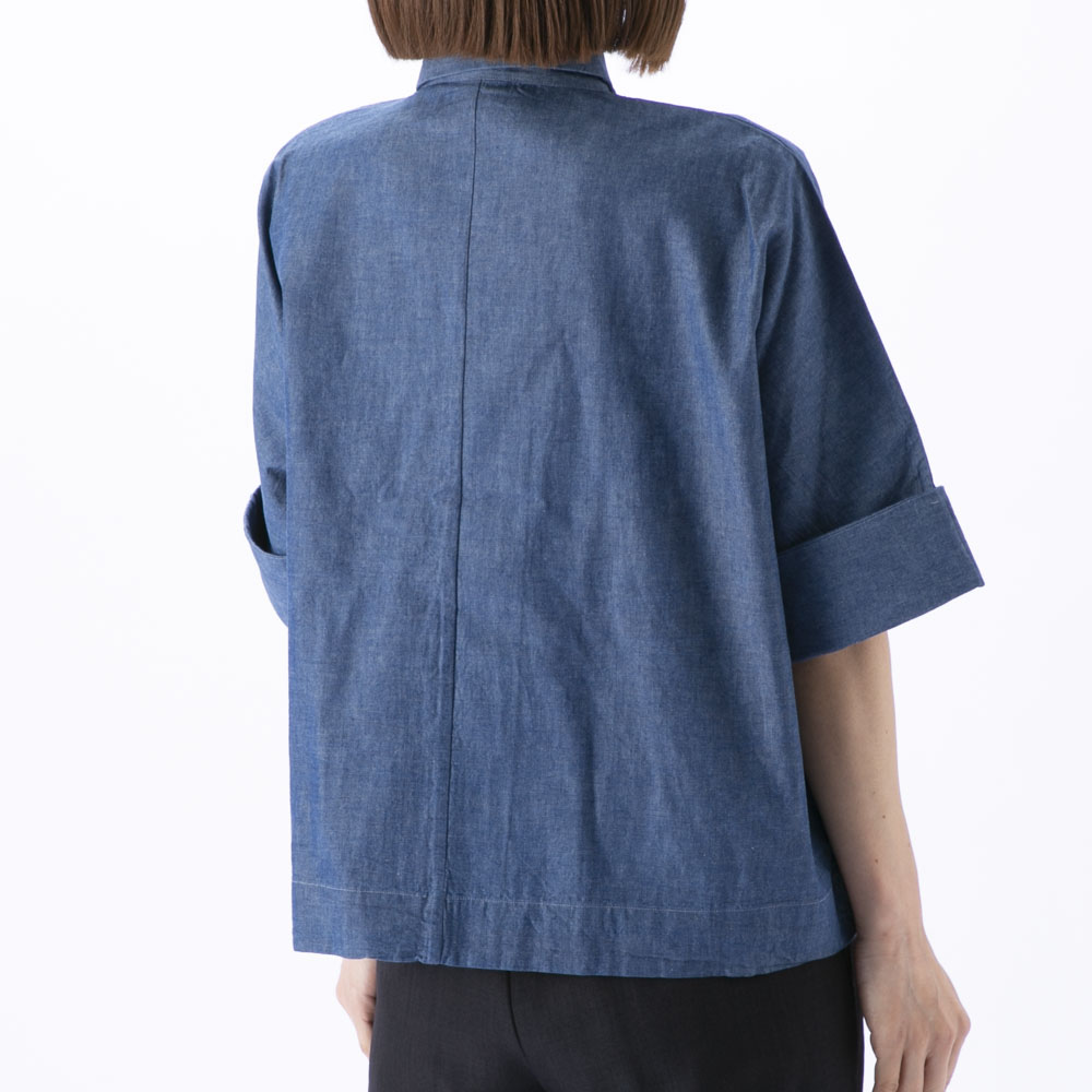 ダントン DANTON レディーストップス WORK SHIRT ワークシャツ DT-B0345 SCA【FITHOUSE ONLINE SHOP】