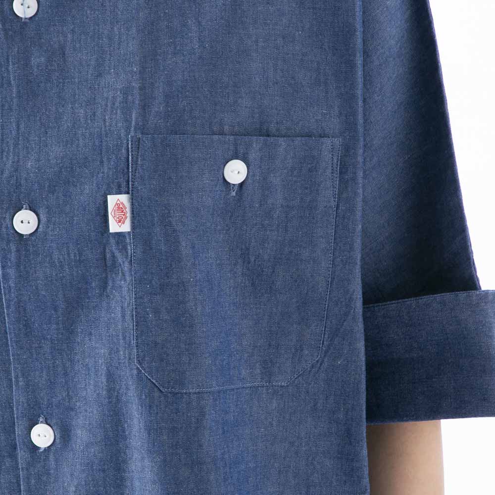 ダントン DANTON レディーストップス WORK SHIRT ワークシャツ DT-B0345 SCA【FITHOUSE ONLINE SHOP】