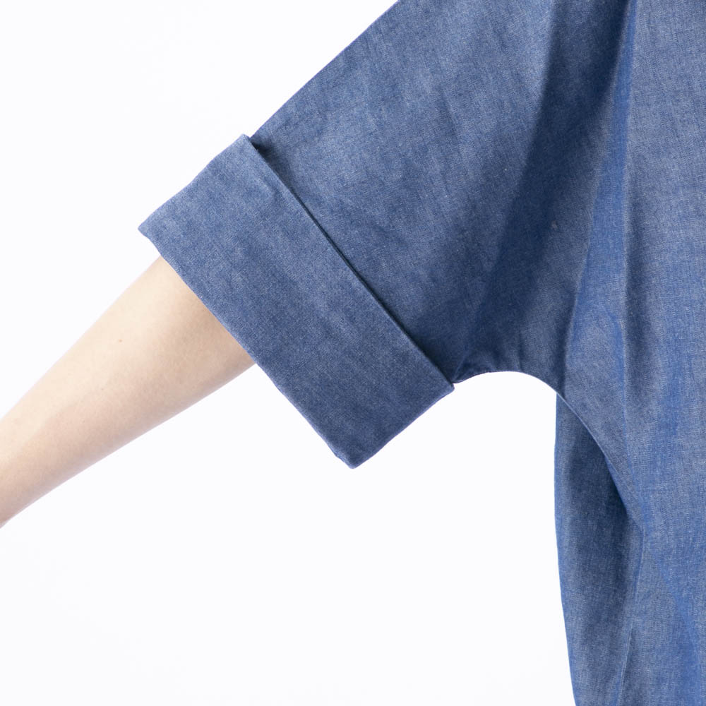 ダントン DANTON レディーストップス WORK SHIRT ワークシャツ DT-B0345 SCA【FITHOUSE ONLINE SHOP】