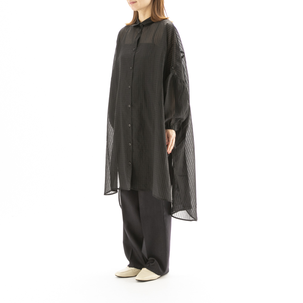 バントロア vingtrois レディーストップス オーバーシアーストライプシャツ 293-33007【FITHOUSE ONLINE SHOP】