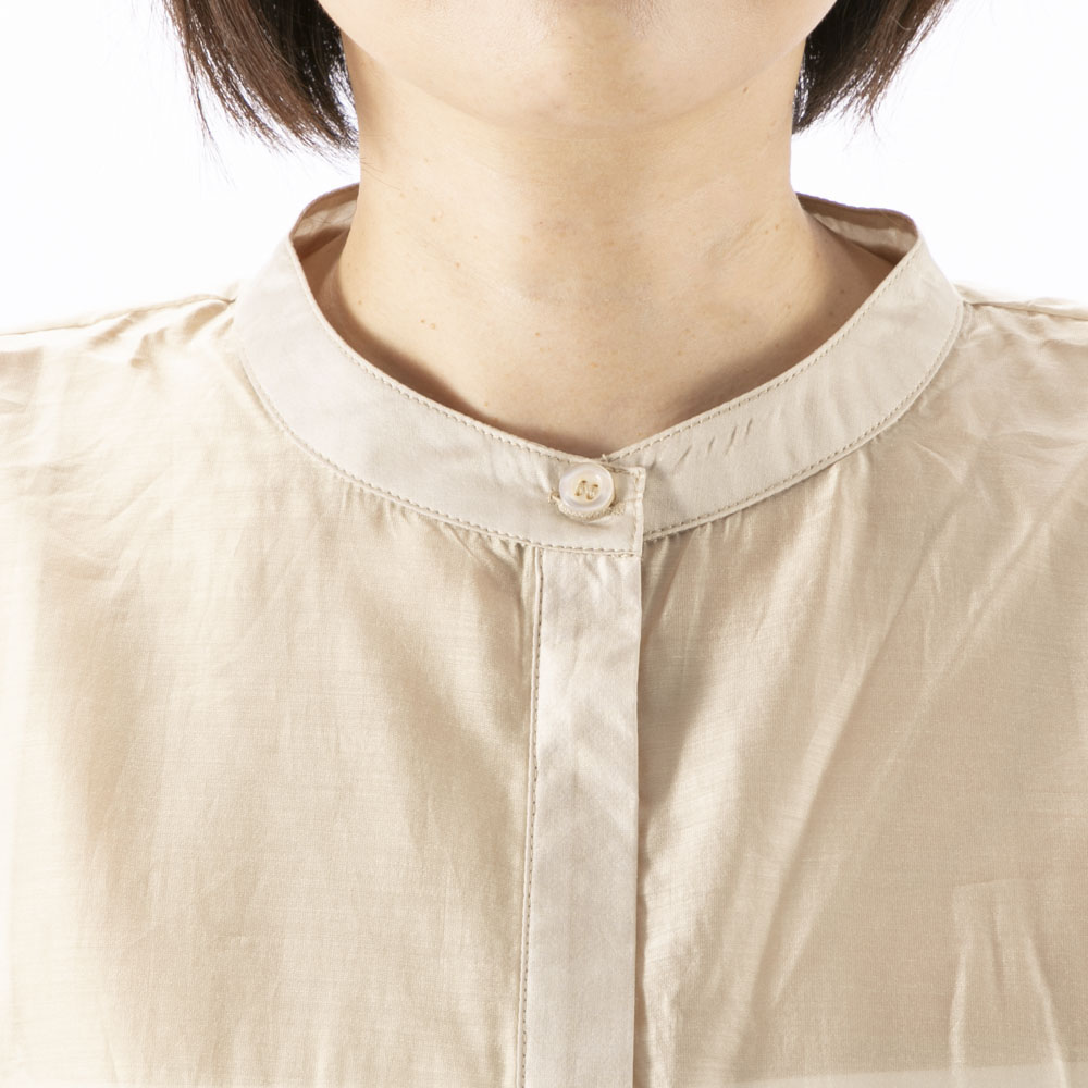 バントロア vingtrois レディーストップス シアーオーバーシャツ 293-33009【FITHOUSE ONLINE SHOP】