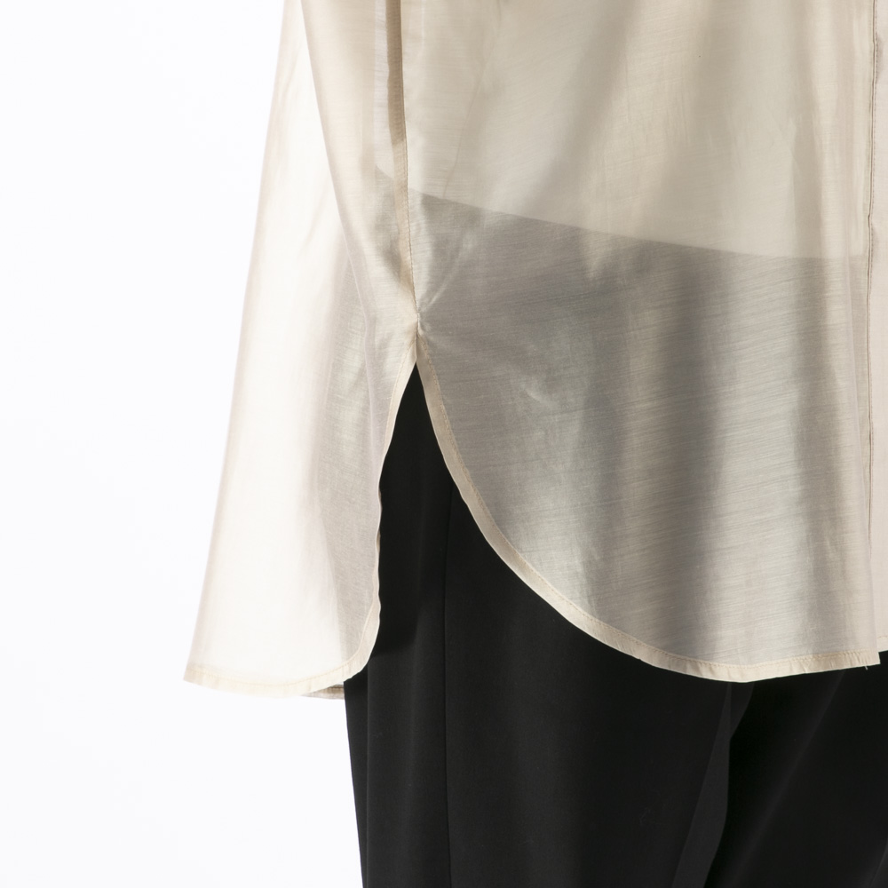 バントロア vingtrois レディーストップス シアーオーバーシャツ 293-33009【FITHOUSE ONLINE SHOP】