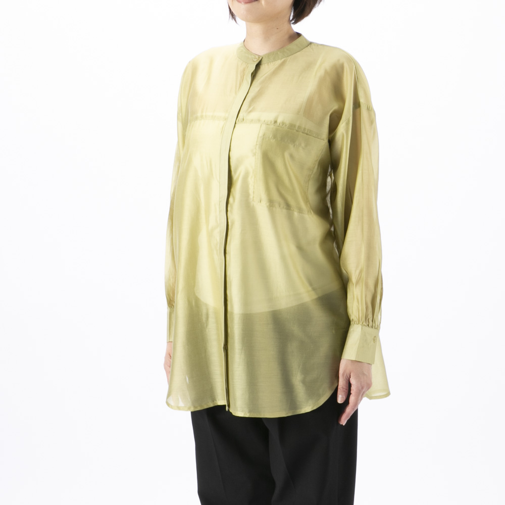 バントロア vingtrois レディーストップス シアーオーバーシャツ 293-33009【FITHOUSE ONLINE SHOP】