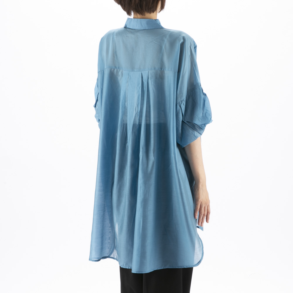 バントロア vingtrois レディーストップス バルーンスリーブオーバーシャツ 293-33137【FITHOUSE ONLINE SHOP】