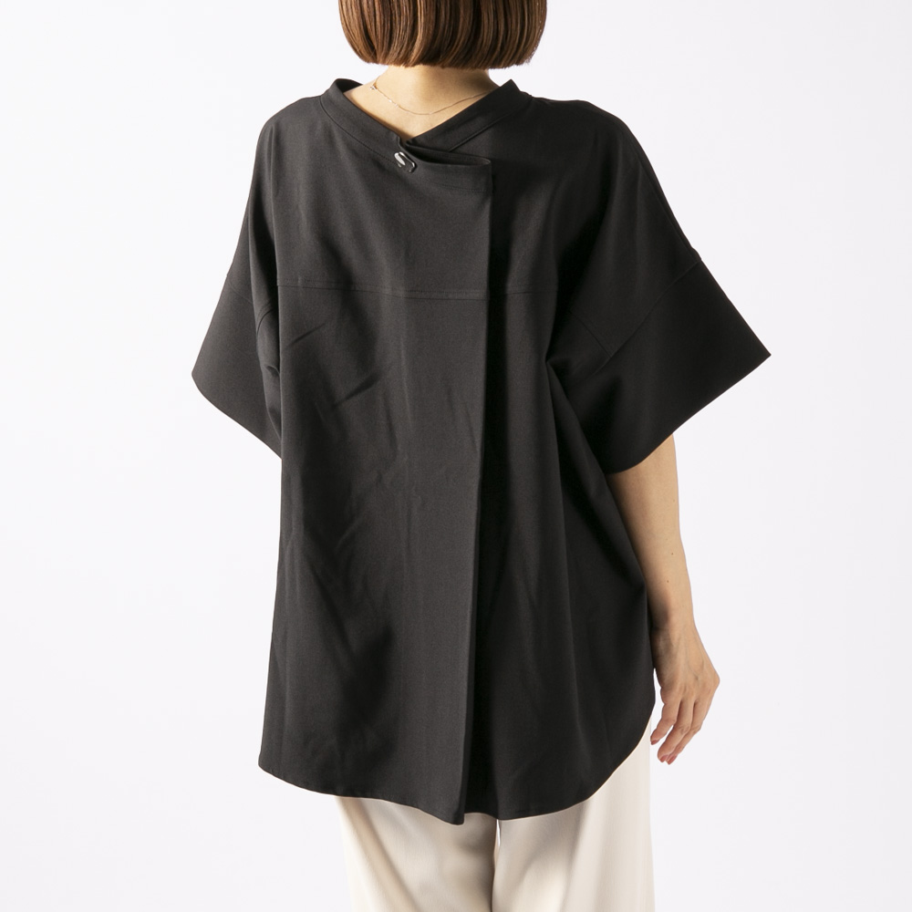 ロージー ROSIEE レディーストップス シルバー飾り付きスキッパーブラウス R053243【FITHOUSE ONLINE SHOP】