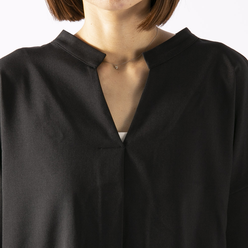ロージー ROSIEE レディーストップス シルバー飾り付きスキッパーブラウス R053243【FITHOUSE ONLINE SHOP】