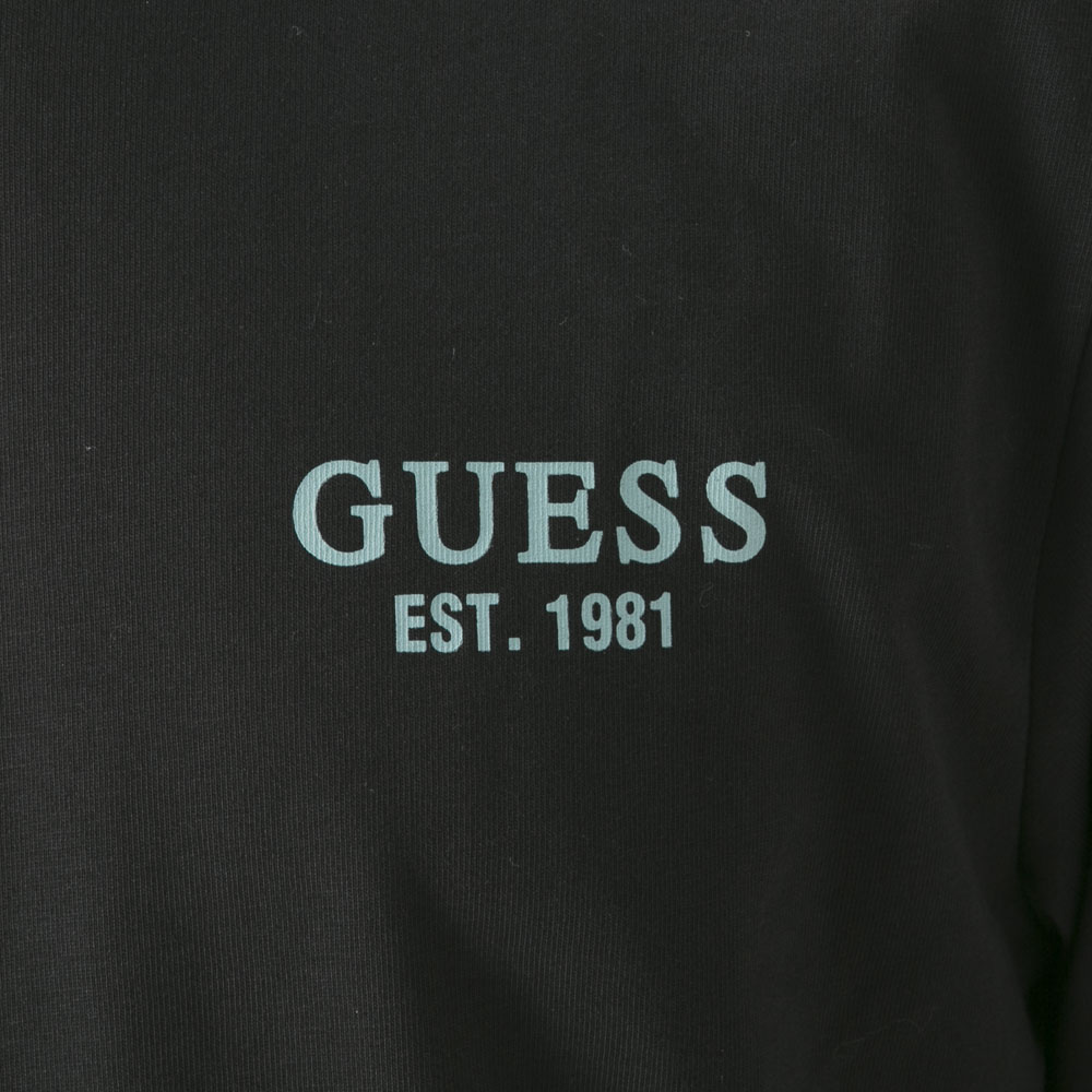 ゲス GUESS トップス 胸ワンポイントロゴTシャツ 