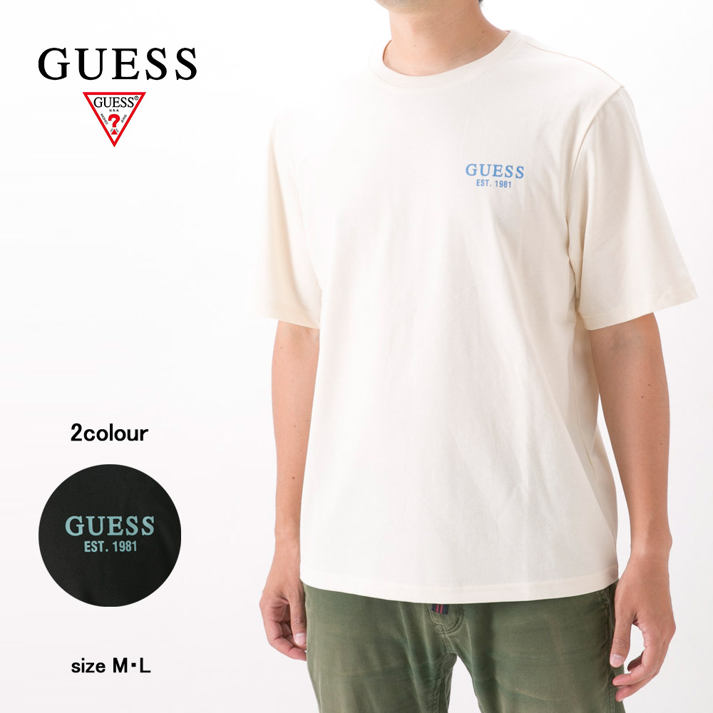 ゲス GUESS トップス 胸ワンポイントロゴTシャツ ML2K8490K【FITHOUSE ONLINE SHOP】