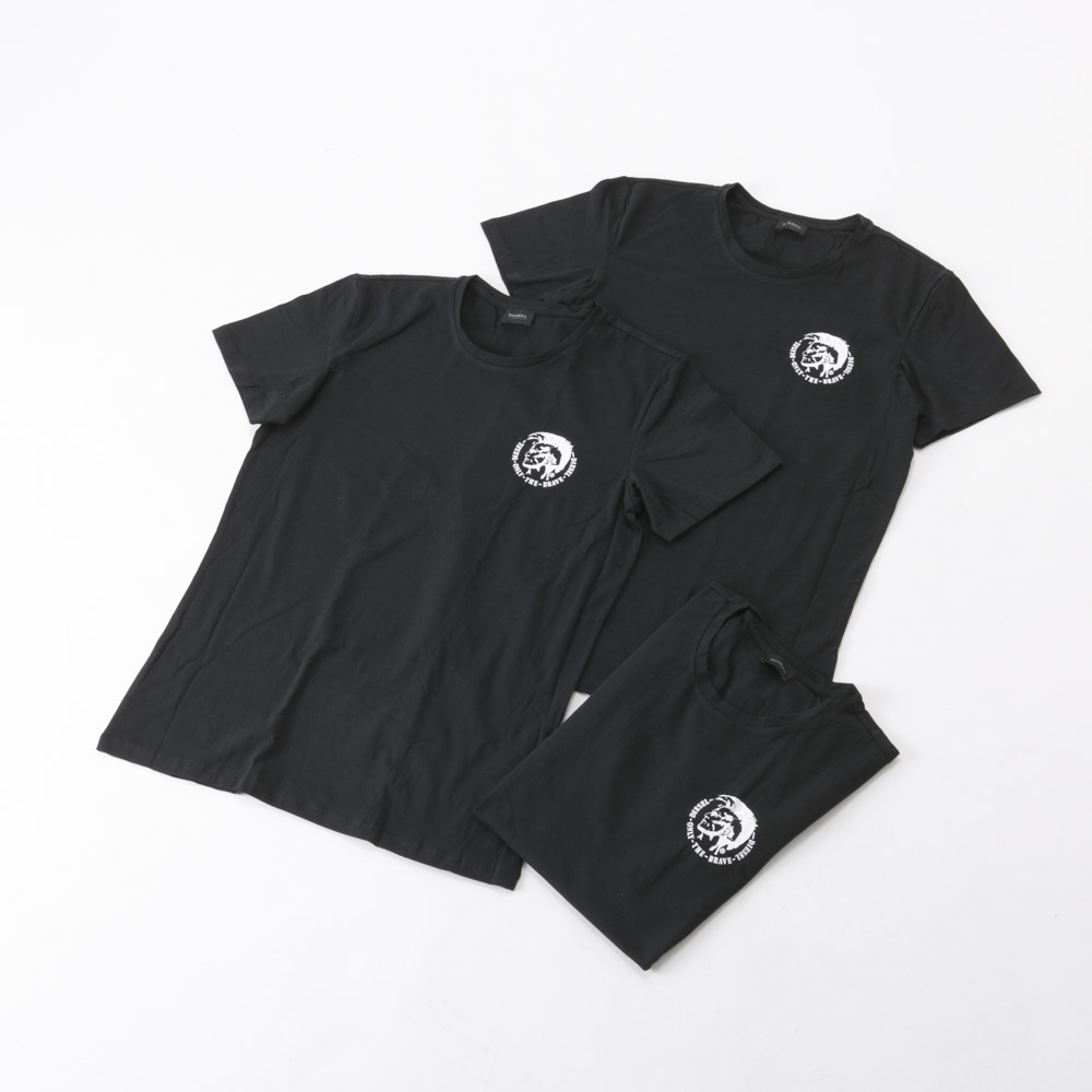 ディーゼル DIESEL メンズトップス DIE・胸ロゴTEE 3PSET 00SJ5L/0TANL 
