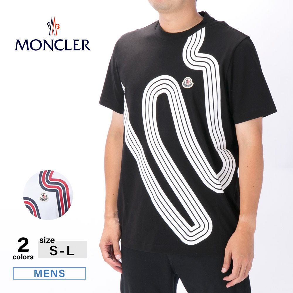 モンクレール MONCLER メンズトップス カーレースグラフィックTシャツ 8C000.07.8390T【FITHOUSE ONLINE SHOP】