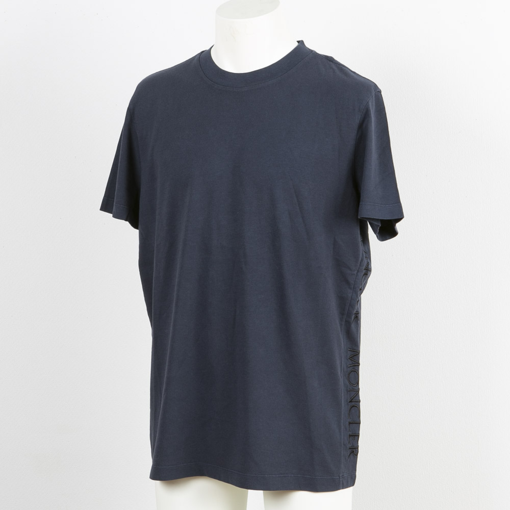 モンクレール MONCLER メンズトップス サイド刺繍ロゴ半袖Tシャツ 
