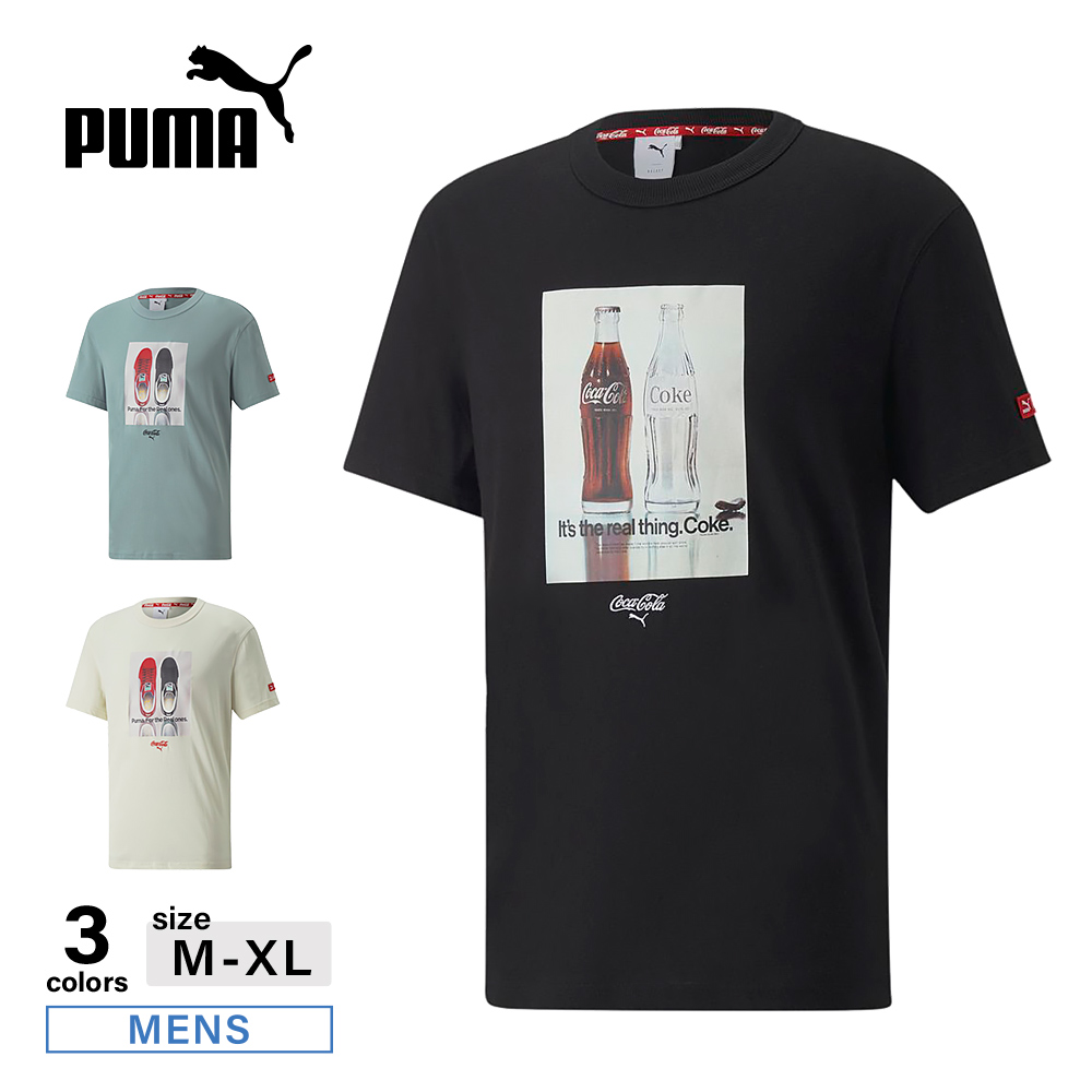 プーマ PUMA メンズトップス X COCA COLA リラックス Tシャツ 536159【FITHOUSE ONLINE SHOP】
